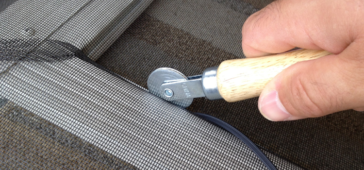 metal screen door repair in Patterson